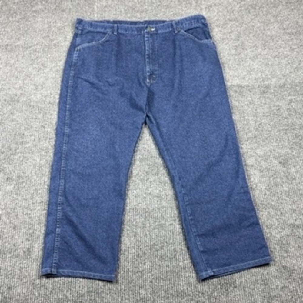 Wrangler Regular Fit Blue Denim Jeans Mens 42x30 85900DW